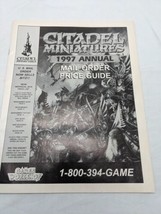 Citadel Miniatures 1997 Annual Mail Order Price Guide - $32.08