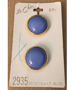 Vintage 1940s Blumenthal Belding Heminway Carlstadt NJ Le Chic Light Blu... - $378.42 MXN