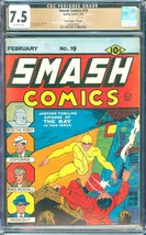 Smash Comics #19 (1941) CGC 7.5 -- Single Highest Graded Copy; Lou Fine The Ray - £2,026.03 GBP