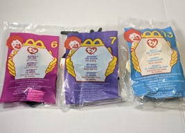 McDonald&#39;s 2000 TY Beanie Toy Animals Lot of 3 SEALED - £9.28 GBP