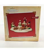 Hallmark Ornament Waiting For Santa Display Base Tea Light Candleholder ... - $26.89