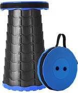 Upgraded thick folding stool (blue), portable telescopic stool for outdo... - €11,94 EUR
