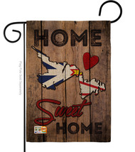 Canada Provinces Newfoundland and Labrador Home Sweet Burlap - Impressio... - £17.95 GBP