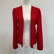 St. John for I.Magnin Vintage Red Knit Cardigan Sweater Small/Medium 4/6 - £56.72 GBP