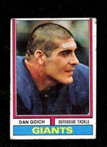 1974 Topps #102 Dan Goich Fair Ny Giants *X41251 - £15.61 GBP