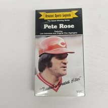 Greatest Sports Legends Pete Rose Cincinnati Reds VHS Tape, 1985, 30 Min., New - £11.57 GBP