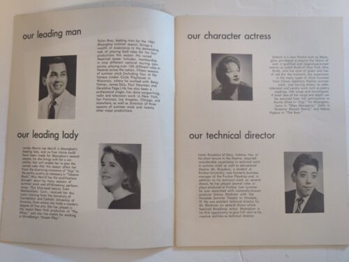 Moonglow on the Lake of the Ozarks 1961 Film Souvenir Program W/ Judith ... - $14.80