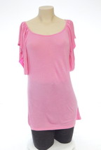 Lauren Ralph Lauren Pink Ruffle Sleeve Top Shirt Women&#39;s Large L NWT - £38.26 GBP