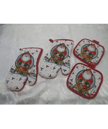 Holiday Pot Holders &amp; Oven Mitts Cambridge Kitchen Fashions  100% Cotton - £12.73 GBP
