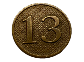 CIRCA 1919-1937, 13th REGIMENT, NEW YORK STATE GUARD TYPE II, COLLAR DIS... - $277.32 MXN