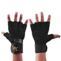 Fitness Gloves Weight Lifting Gym Workout Training Wrist Wrap Strap Men / Women - £6.30 GBP