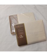 Vintage Deluxe Color Connection Dan River Off White Full Flat Sheet Lot ... - £21.79 GBP