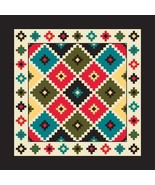 Carolina Creative Bandanna (Southwestern Argyle) Novelty 22&quot; x 22&quot; Hav-A... - €7,39 EUR