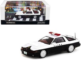 Toyota Supra RHD (Right Hand Drive) Black and White &quot;Japan Police Car&quot; &quot;... - $35.79