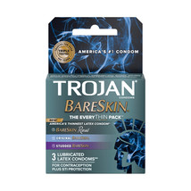 Trojan Bareskin EveryThin 3-Pack - Bareskin Raw, Original, and Studded - $18.52