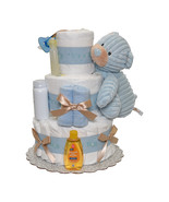 Its a Boy Cord Diaper Cake 3 Tiers - £87.65 GBP
