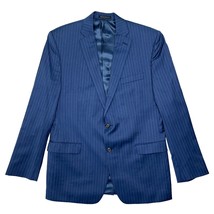 Lauren Ralph Lauren Sport Coat Mens 44 L Blue Striped 100% Wool Macys Indonesia - £39.40 GBP