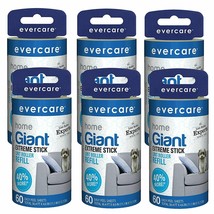 Evercare Home Giant Extreme Lint Roller Refill - 6 pack of 60 Sheets = 3... - $64.99