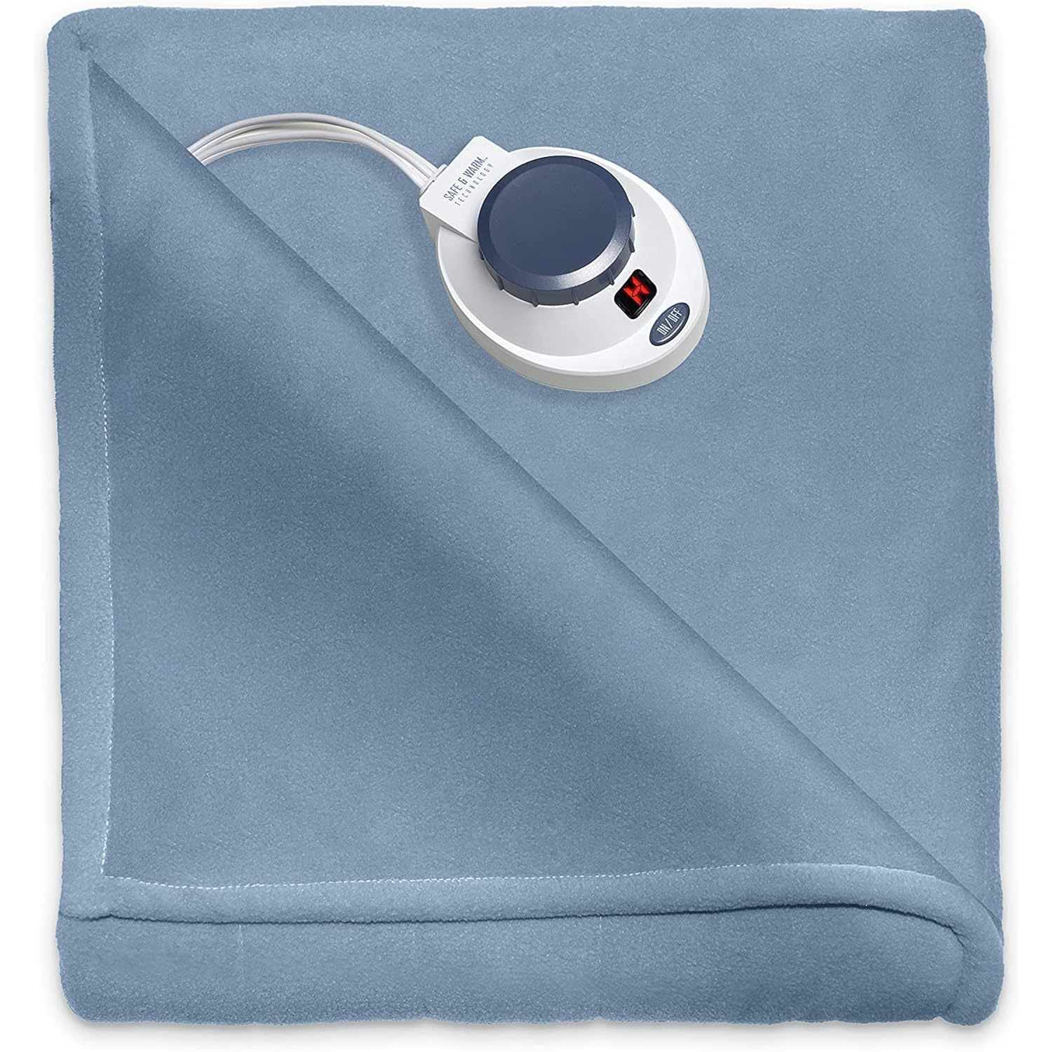 Perfect Fit SoftHeat - Queen Micro-Fleece Heated Blanket - Luxuriously Warm & So