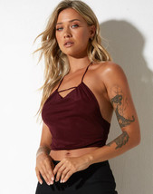 Motel Rocks Salet Top IN Netz Brown (MR47) - $28.64