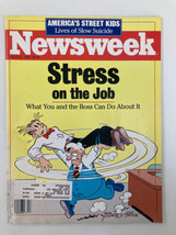 VTG Newsweek Magazine April 25 1988 Stress on the Job &amp; America&#39;s Street Kids - £11.16 GBP
