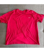 CHAMPION Men&#39;s XL DuoDry Athletic Running Shirt Red Short Sleeve - $9.95