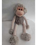 Paw Paw South Africa Monkey Plush Stuffed Animal Grey Tan Stripes Nubs N... - £19.69 GBP