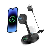 3 in 1 Wireless Charging Station, 15W Fast Magnetic - £96.52 GBP