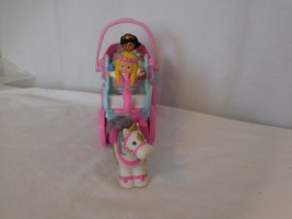 Fisher Price Little People Princess Mia and Royal Coach Carriage Horse +... - £10.91 GBP