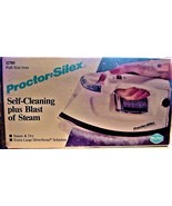 Proctor-Silex Steam &amp; Dry Self Cleaning Full Size Iron 12705 NIB Sealed - £27.97 GBP