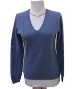 VGUC CHARTER CLUB Heather Purple 100% Cashmere V-Neck Sweater Size S - £23.18 GBP