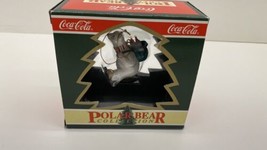 1995 Coca Cola Polar Bear Collection North Pole Delivery Ornament - £7.91 GBP
