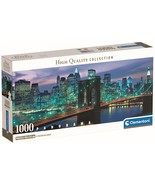 NEW Clementoni Jigsaw Puzzle Panorama 1000 Pieces 39867 New York Brookly... - $32.67 CAD