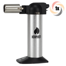 1x Torch Newport Zero Silver Regular 6" Butane Torch | Turbo Charged - £27.19 GBP