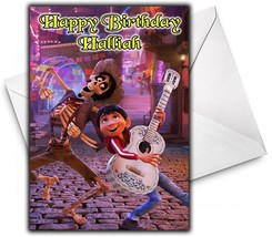 DISNEY&#39;S COCO Personalised Birthday / Christmas / Card - Large A5 - Disney - $4.10