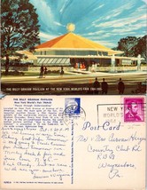New York City Billy Graham Pavilion World&#39;s Fair Posted from 1964 VTG Postcard - £7.49 GBP