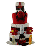 Lady Bug 3 or 4 Tier Diaper Cake - £102.79 GBP