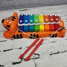 Little Tikes Orange Tiger Xylophone Piano with Attached Sticks - £19.73 GBP