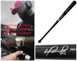 David Ortiz Boston Red Sox Twins signed baseball bat Exact Proof COA autographed - £505.59 GBP