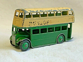 Dinky Toys Green Double Decker Bus #290 England Diecast Car Vehicle Meccano  - £23.80 GBP