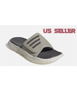 adidas Alphabounce Slide 2.0 Core Gray Men Unisex Slip-on Sandals Shoes ... - $54.97