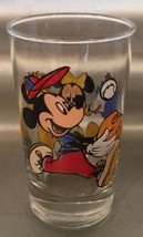 Mickey Mouse Baseball Player Minnie Mouse Cheerleader Juice Glass - £3.20 GBP