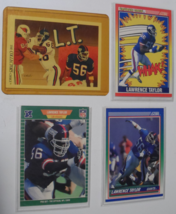 New York Giants 56 Lawrence Taylor 4 Football Cards NM Score 89,90,91 Linebaker - £55.22 GBP