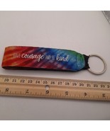 Inspirations Wristlet Lanyard Keychain Holder, 6.5in Have courage and be... - $100.71 MXN
