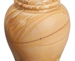 Small/Keepsake 2 1/2 Cubic Inches Beige Natural Marble Cremation Urn - £80.36 GBP