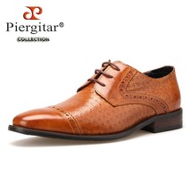 Genuine Leather Brown Men Shoes Italian Style Casual Men Shoe Dress Shoes For We - £95.05 GBP