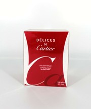 Cartier Delices De Cartier Perfume 3.3 Oz Eau De Parfum Spray - £319.72 GBP