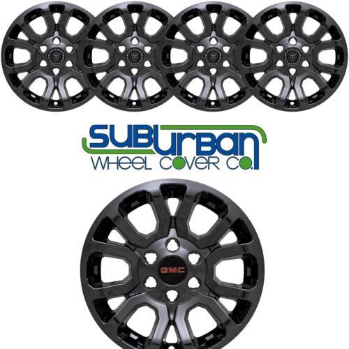 2015-2020 GMC Yukon SLE / SLT 18" GLOSS BLACK Wheel Skins # IMP-404BLK NEW SET/4 - $119.99