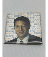 Al Gore 2000 Presidential Election Campaign Button Pin KG Political - £7.78 GBP