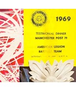 1969 Testimonial Dinner American Legion Manchester NH Post 79 Baseball T... - €25,73 EUR